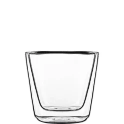 12 cl - Bormioli Luigi Thermic Glass Conical Bicchierino Caffé in Vetro Borosilicato - Set 2 Pezzi