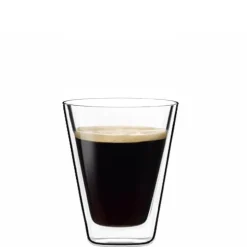 8.5 cl - Bormioli Luigi Thermic Glass Tazzina Caffé Caffeino in Vetro Borosilicato - Set 2 Pezzi