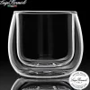 22 cl - Bormioli Luigi Thermic Glass Ametista Bicchiere Cappuccino in Vetro Borosilicato - Set 2 Pezzi