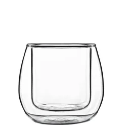 22 cl - Bormioli Luigi Thermic Glass Ametista Bicchiere Cappuccino in Vetro Borosilicato - Set 2 Pezzi