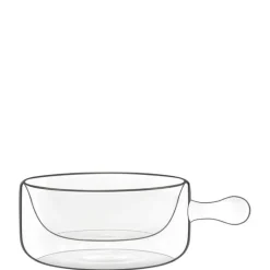 16 cl - Bormioli Luigi Thermic Glass Tegamino in Vetro Borosilicato - Set 2 Pezzi