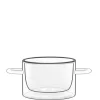 12 cl - Bormioli Luigi Thermic Glass Contenitore Ermetico Rotondo In Vetro Termico - Set 2 Pz