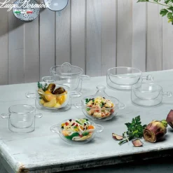 25 cl - Bormioli Luigi Thermic Glass Tegamino in Vetro Borosilicato - Set 2 Pezzi