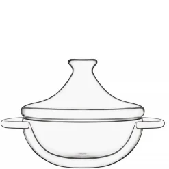 18.5 cl - Bormioli Luigi Thermic Glass Tajine in Vetro Borosilicato - Set 2 Pezzi