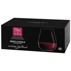 67 cl - Bormioli Luigi Vinea Bicchiere Vino Rosso in Vetro - Set 6 Pezzi