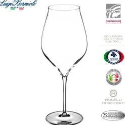 55 cl - Bormioli Luigi Vinea Calice Vino Rosso in Vetro - Set 6 Pezzi