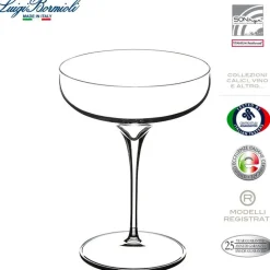 30 cl - Bormioli Luigi Vinea Calice Flute in Vetro - Set 6 Pezzi