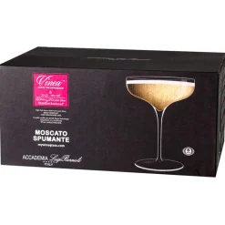 30 cl - Bormioli Luigi Vinea Calice Flute in Vetro - Set 6 Pezzi