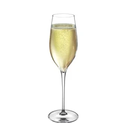 20 cl - Bormioli Luigi Vinea Calice Flute in Vetro - Set 6 Pezzi