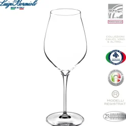 45 cl - Bormioli Luigi Vinea Calice Vino Rosso in Vetro - Set 6 Pezzi