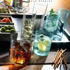 28 cl - Bormioli Rocco Aere Bicchiere Acqua in Vetro Temperato - Set 12 Pezzi