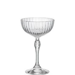 23 cl - Bormioli Rocco America 20s Calice Coupe in Vetro - Set 6 Pezzi