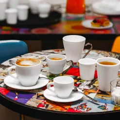 9.5 cl - Bormioli Rocco Aromateca Tazzina Caffé in Vetro Opale - Set 6 Pezzi