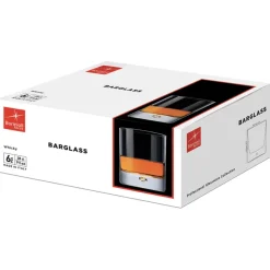 28 cl - Bormioli Rocco Barglass Bicchiere Whisky in Vetro - Set 6 Pezzi