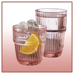 38 cl - Bormioli Rocco Barshine Bicchiere Cocktail in Vetro Temperato - Set 6 Pezzi