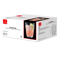 38 cl - Bormioli Rocco Barshine Bicchiere Cocktail in Vetro Temperato - Set 6 Pezzi