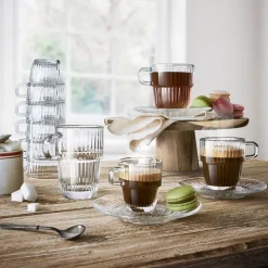 25 cl - Bormioli Rocco Barshine Tea Tazza Tè In Vetro Set 12 Pz