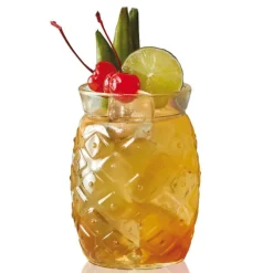 45.5 cl - Bormioli Rocco Bartender Bicchiere Bibita in Vetro - Set 6 Pezzi