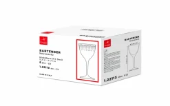 15.5 cl - Bormioli Rocco Bartender Novecento Calice Nick e Nora in Vetro - Set 6 Pezzi