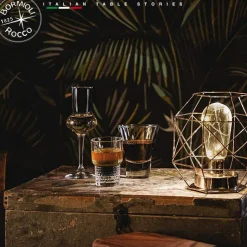 7.7 cl - Bormioli Rocco Bartender Novecento Bicchiere Shot in Vetro - Set 6 Pezzi