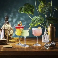 24.5 cl - Bormioli Rocco Bloom Calice Cocktail in Vetro - Set 6 Pezzi
