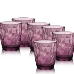 30.5 cl - Bormioli Rocco Diamond Bicchiere Acqua in Vetro - Set 6 Pezzi