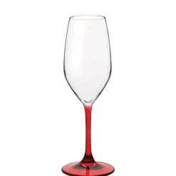 24 cl - Bormioli Rocco Divino Calice Flute in Vetro - Set 4 Pezzi