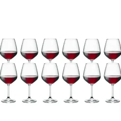 53 cl - Bormioli Rocco Divino Calice Vino Rosso in Vetro - Set 12 Pezzi