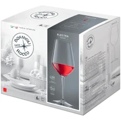 44 cl - Bormioli Rocco Electra Calice Vino Bianco in Vetro - Set 6 Pezzi