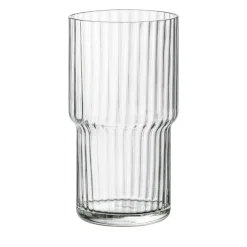 44 cl - Bormioli Rocco Exclusiva Long Drink Bicchiere Cocktail Impilabile In Vetro - Set 12 Pz
