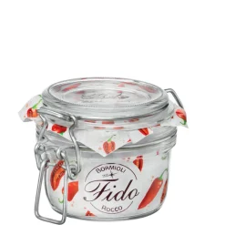 12.5 cl - Bormioli Rocco Fido Vasetto Ermetico Cilindrico In Vetro - Set 6 Pz