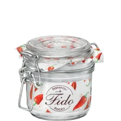 20 cl - Bormioli Rocco Fido Vasetto Ermetico Cilindrico In Vetro - Set 6 Pz