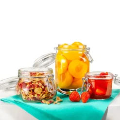 100 cl - Bormioli Rocco Fido Vasetto Ermetico In Vetro - Set 6 Pz
