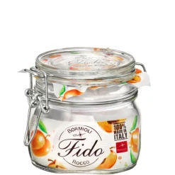 50 cl - Bormioli Rocco Fido Vasetto Ermetico Cilindrico In Vetro - Set 6 Pz