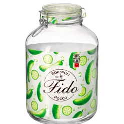 500 cl - Bormioli Rocco Fido Vasetto Ermetico Cilindrico In Vetro - Set 6 Pz