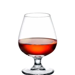 25 cl - Bormioli Rocco Globo Calice cognac In Vetro - Set 12 Pz