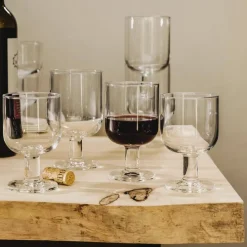 20 cl - Bormioli Rocco Hosteria Calice Vino Bianco in Vetro Temperato - Set 6 Pezzi