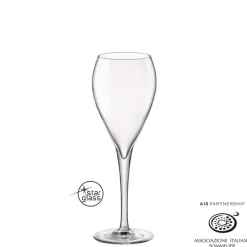 15 cl - Bormioli Rocco InAlto Tre Sensi Calice Flute in Vetro - Set 6 Pezzi