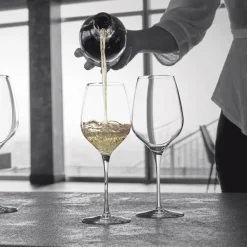 30.5 cl - Bormioli Rocco InAlto Tre Sensi Calice Vino Bianco in Vetro - Set 6 Pezzi