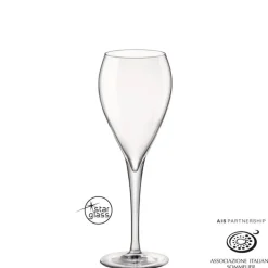 21.5 cl - Bormioli Rocco InAlto Tre Sensi Calice Flute in Vetro - Set 6 Pezzi