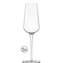 28.5 cl - Bormioli Rocco InAlto Uno Calice Flute in Vetro - Set 6 Pezzi