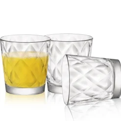 24 cl - Bormioli Rocco Kaleido Bicchiere Acqua in Vetro - Set 6 Pezzi