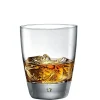26 cl - Bormioli Rocco Luna Bicchiere Whisky in Vetro - Set 3 Pezzi