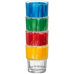 20.5 cl - Bormioli Rocco Lyon Bicchiere Acqua in Vetro - Set 12 Pezzi