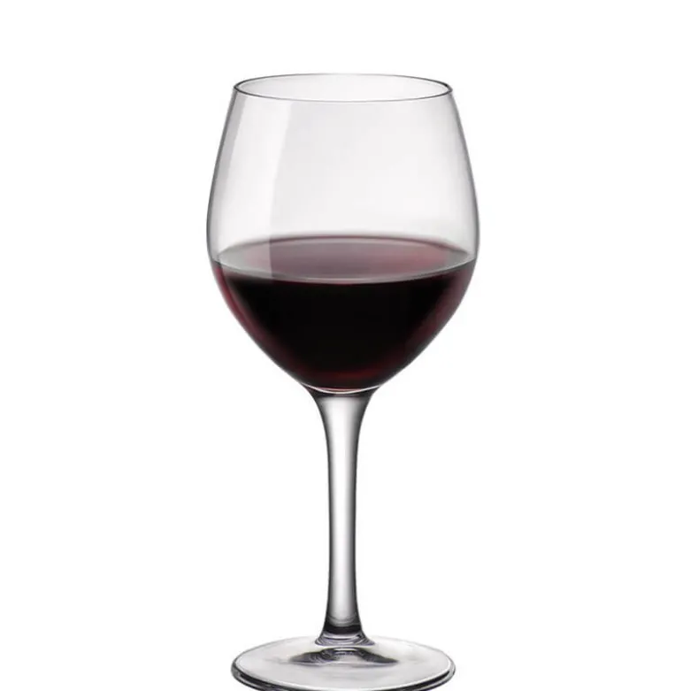 34.8 cl - Bormioli Rocco New Kalix Calice Vino Rosso in Vetro Temperato - Set 12 Pezzi
