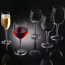 27 cl - Bormioli Rocco New Kalix Calice Acqua in Vetro Temperato - Set 12 Pezzi