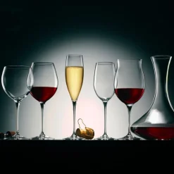 33 cl - Bormioli Rocco Premium Calice Vino Bianco Sauvignon Blanc in Vetro - Set 6 Pezzi