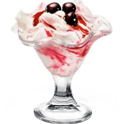 22 cl - Bormioli Rocco Primavera Coppa Gelato in Vetro - Set 2 Pezzi