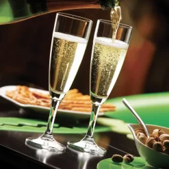 15 cl - Bormioli Rocco Prosecco Calice Flute in Vetro - Set 12 Pezzi