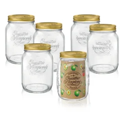 200 cl - Bormioli Rocco Quattro Stagioni Vaso - Set 6 Pz
